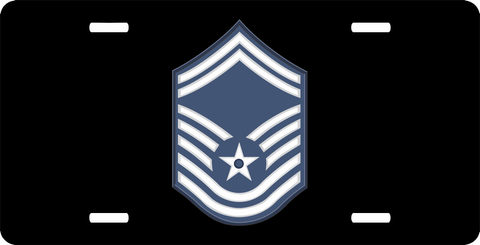 Air Force Senior Master Sergeant (No Diamond) License Plate