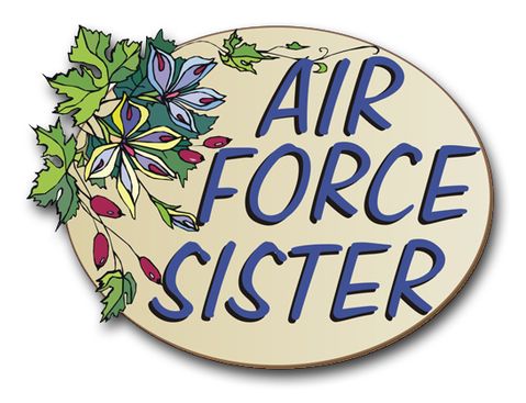 Air Force Sister Pride Vinyl Transfer Decal