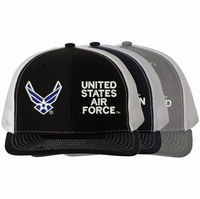 Air Force Split Design Embroidered Caps Thumbnail Illustration