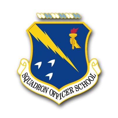 Air Force Squadron Officer School Vinyl Transfer Decal
