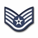 Air Force Staff Sergeant Vinyl Transfer Decal