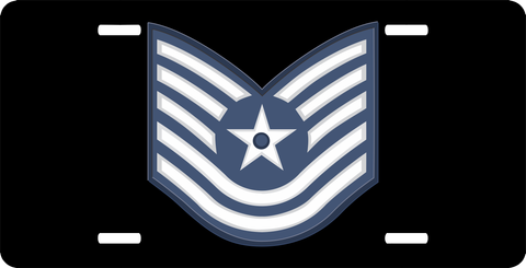 Air Force Technical Sergeant License Plate