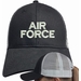 Air Force Text Only Mesh-Back Ponytail Cap