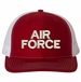 Air Force Text Only USA Mesh-Back Cap