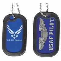 Air Force ( USAF ) Pride Dog Tags Thumbnail Illustration
