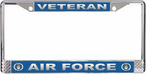 Air Force 'Veteran' License Plate Frame
