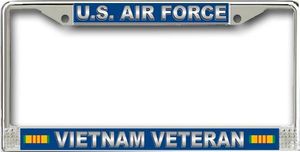 Air Force 'Vietnam Veteran' License Plate Frame