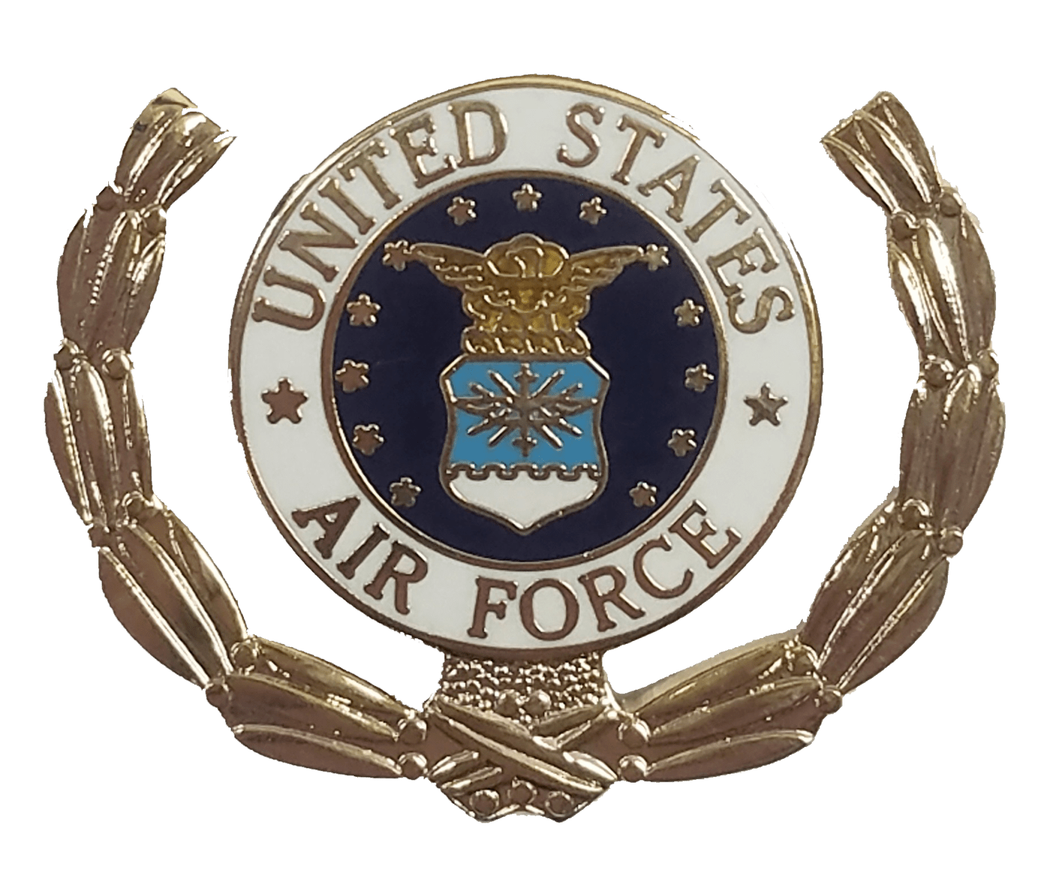 Air Force Wreath Lapel Pin