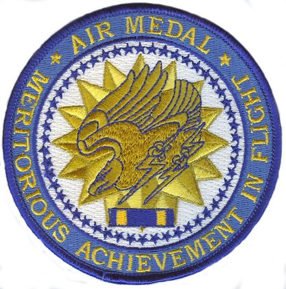 Air Medal Medal 4" Patch