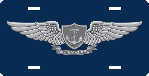 AIR WARFARE MILITARY License Plate