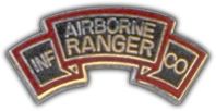 Airborne Rangers 1" Lapel Pin