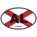 Alabama Oval Sticker