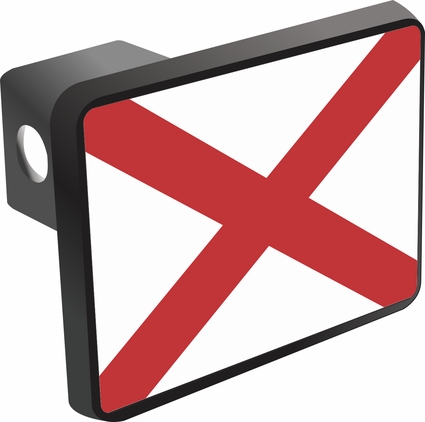 Alabama State Flag Hitch Cover