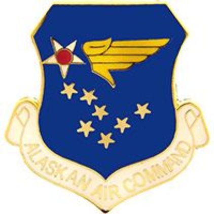 Alaskan Air Command Shield Lapel Pin