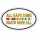 All Gave Some 58479 Gave All Vietnam 3 Ribbon Stack Oval Decal