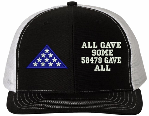 All Gave Some, 58479 Gave All with Honor Flag Split USA Mesh Split-Cap