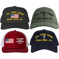 All Gave Some - Embroidered Caps Thumbnail Illustration