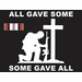All Gave Some Fallen Soldier Memorial Afghanistan Veteran Decal