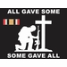 All Gave Some Fallen Soldier Memorial Iraq Veteran Decal