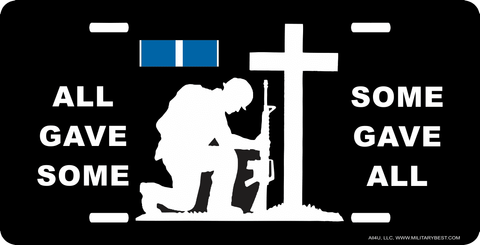 All Gave Some Fallen Soldier Memorial Korea Veteran License Plate