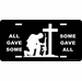 All Gave Some Fallen Soldier Memorial License Plate