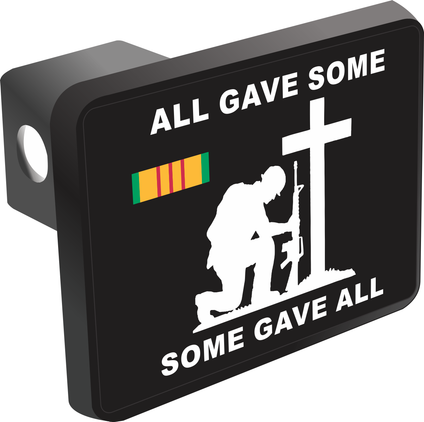 All Gave Some Fallen Soldier Memorial Vietnam Veteran Hitch Cover