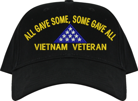 All Gave Some, Some Gave All Vietnam Veteran with Honor Flag USA Cotton-Twill
