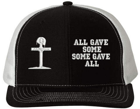 All Gave Some, Some Gave All with Gravesite Split USA Mesh Split-Cap