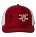 All Gave Some, Some Gave All with Gravesite Split USA Mesh Split-Cap