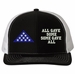 All Gave Some, Some Gave All with Honor Flag Split USA Mesh Split-Cap