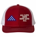 All Gave Some, Some Gave All with Honor Flag Split USA Mesh Split-Cap