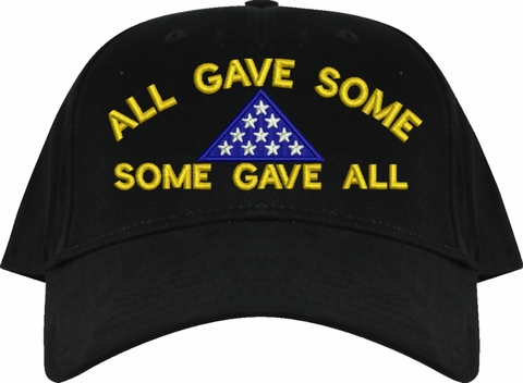 All Gave Some, Some Gave All with Honor Flag USA Cotton-Twill