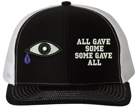 All Gave Some, Some Gave All with Teardrop Split USA Mesh Split-Cap