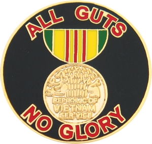 All Guts No Glory Lapel Pin