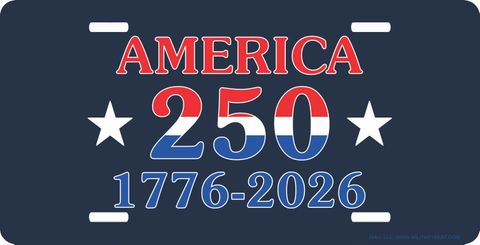 America 250 License Plate