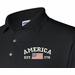 America Est 1776 Embroidered Polo