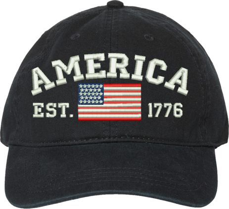 America Est 1776 Unstructured Dad Cap