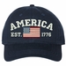 America Est 1776 Unstructured Dad Cap
