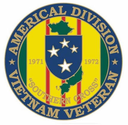 Americal Division 1 1/8" Vietnam Veteran Lapel Pin