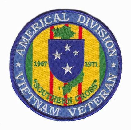 Americal Division 4" Vietnam Veteran Patch