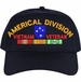 Americal Division Vietnam Veteran Embroidered Cap with Ribbons
