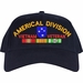 Americal Division Vietnam Veteran Embroidered Cap with Ribbons