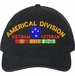 Americal Division Vietnam Veteran with Ribbons Unstructured Dad Cap