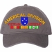 Americal Division Vietnam Veteran with Ribbons Unstructured Dad Cap