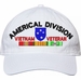 Americal Division Vietnam Veteran with Ribbons Unstructured Dad Cap