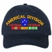 Americal Division Vietnam Veteran with Ribbons Unstructured Dad Cap