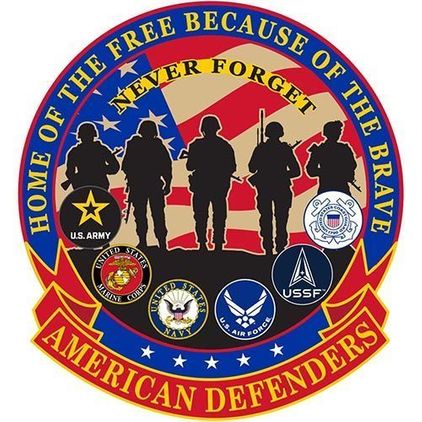 American Defenders 5 1/4" Patch
