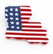 Americana Louisiana State Pin