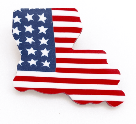 Americana Louisiana State Pin