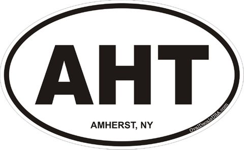 Amherst New York Oval Decal